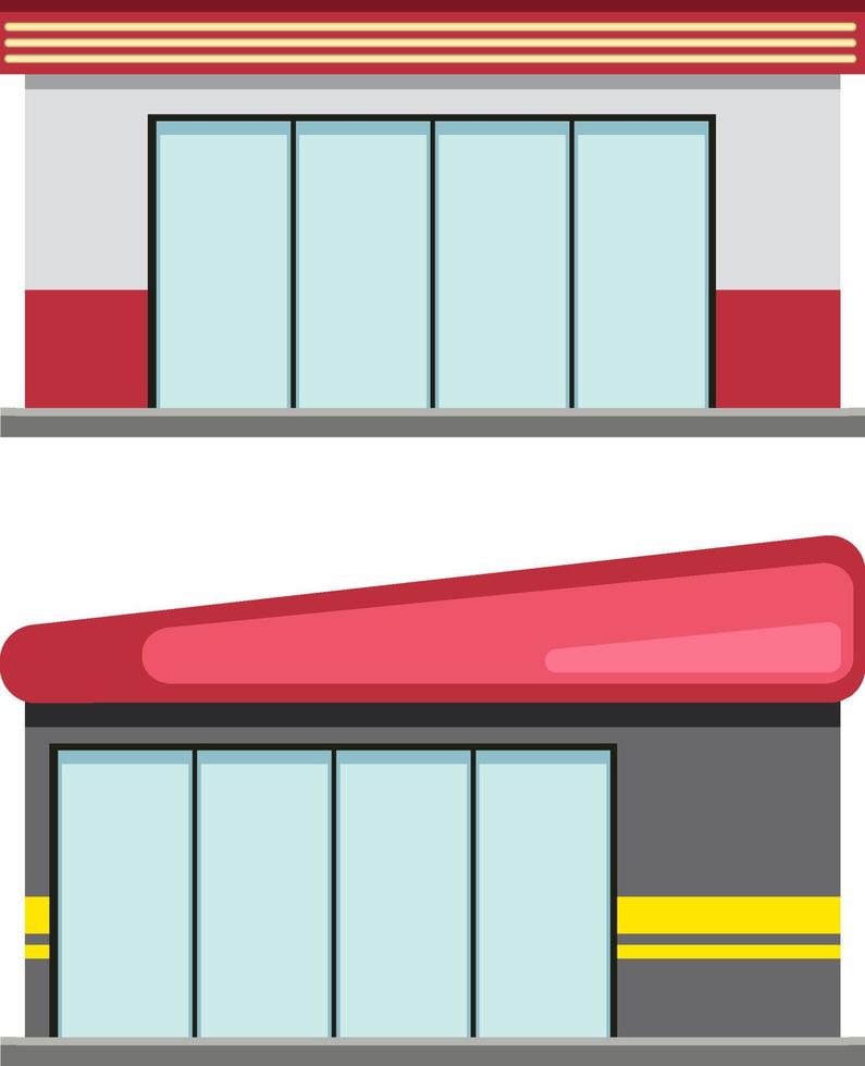 gasolineras de servicio de aceite vector