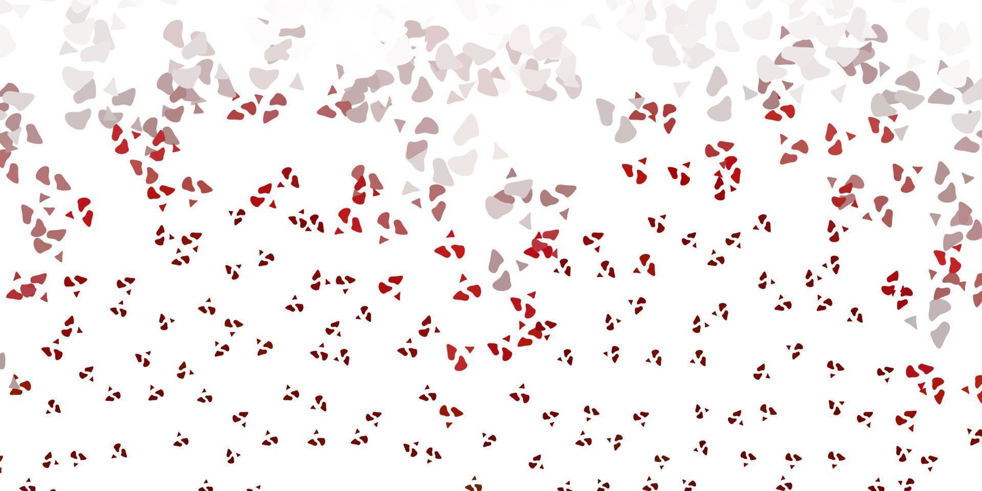 patrón de vector marrón claro con formas abstractas.