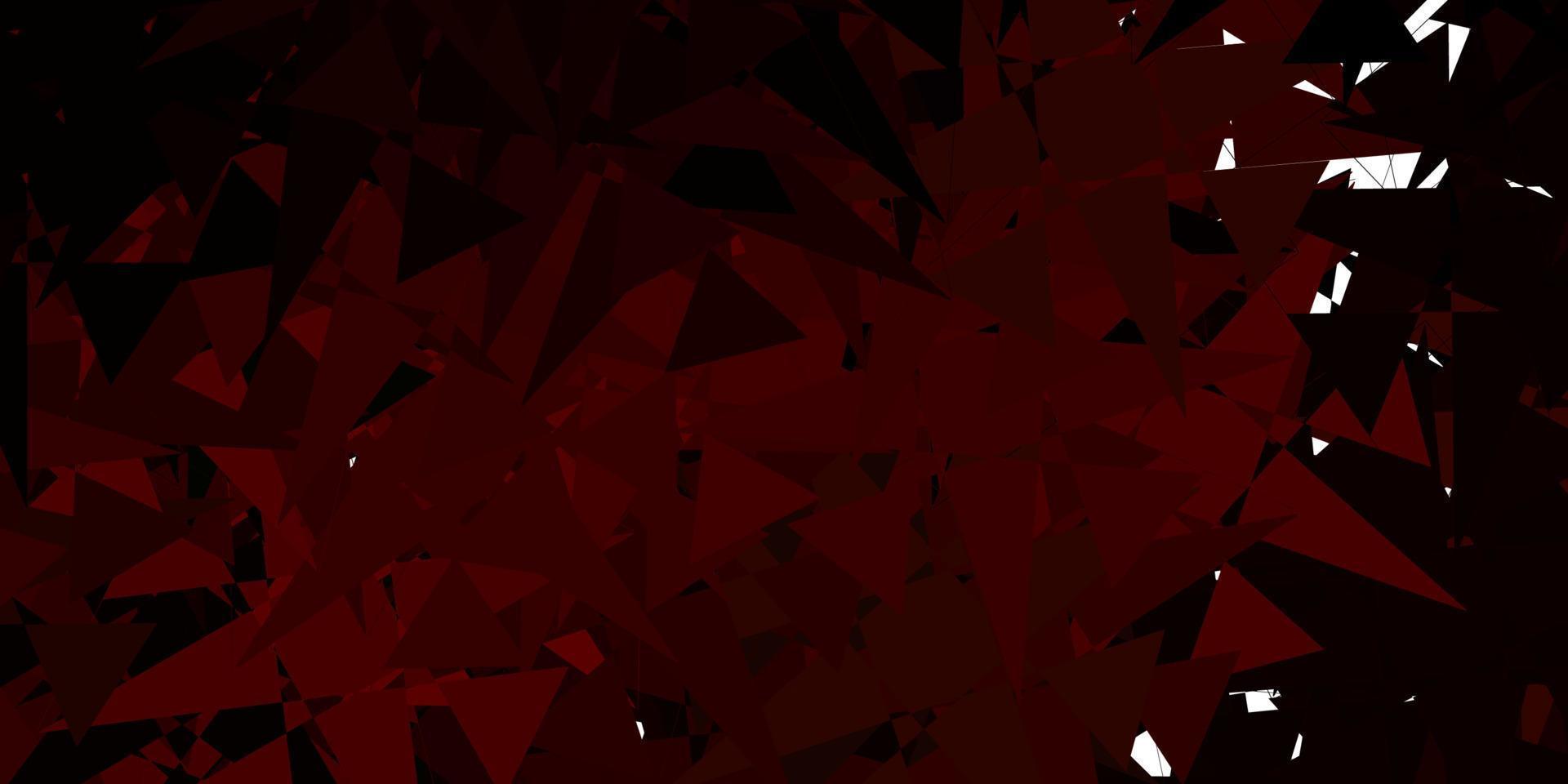 Dark Brown vector backdrop with chaotic shapes.