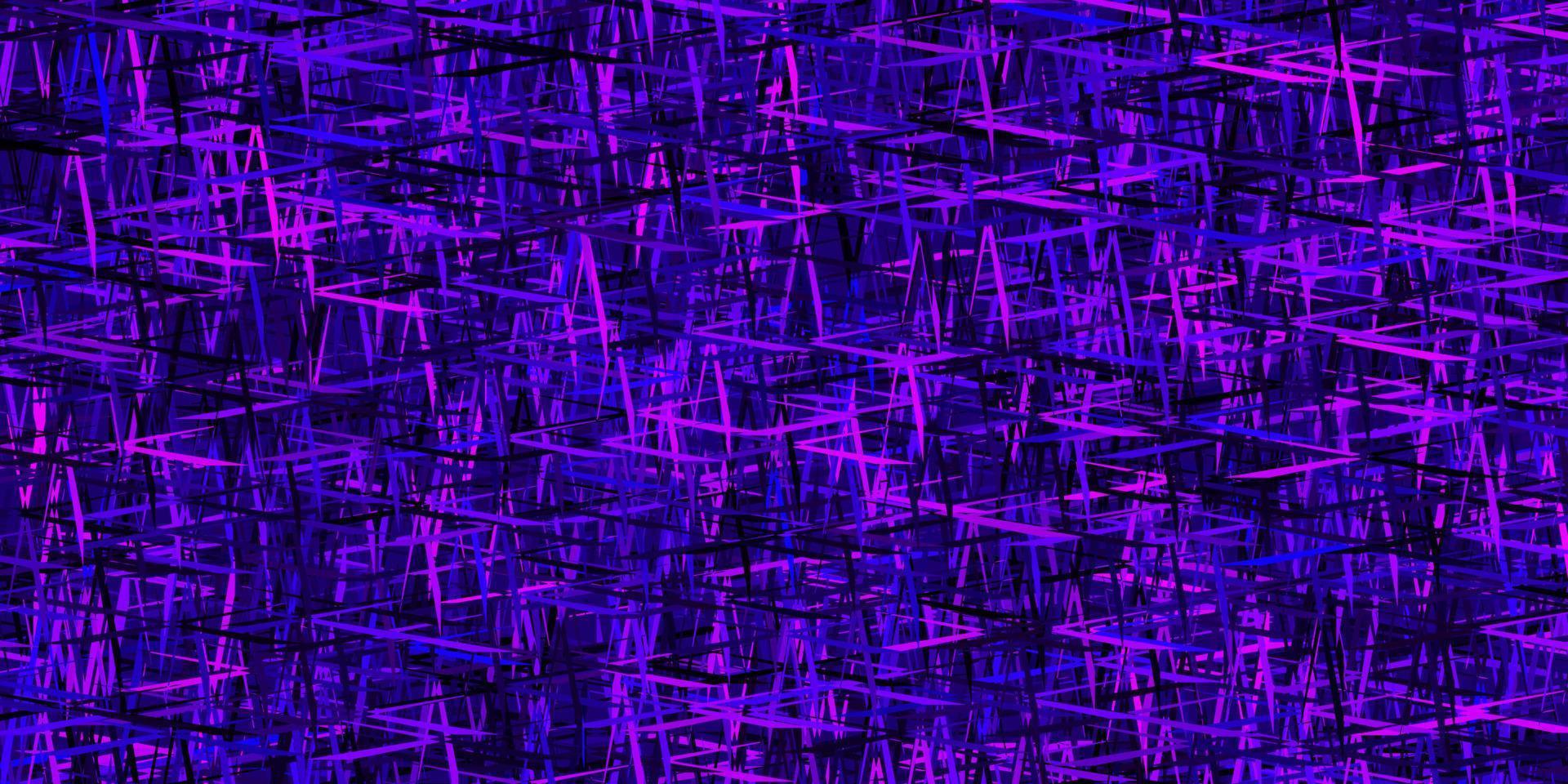 textura de vector púrpura oscuro con líneas de colores.