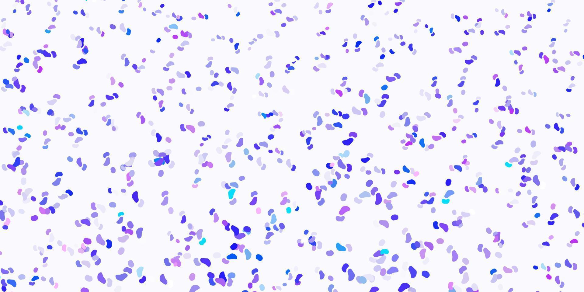 Light purple vector pattern with abstract shapes.