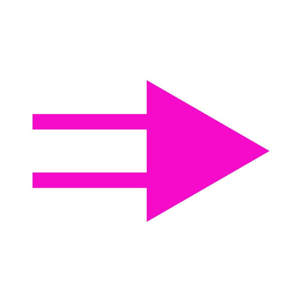 Arrow illustrated on white background vector