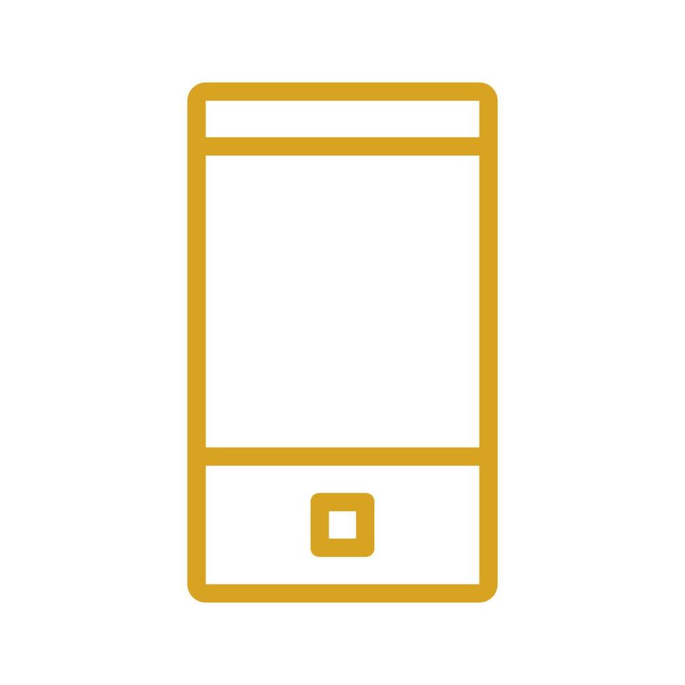 Smartphone illustrated on a white background vector