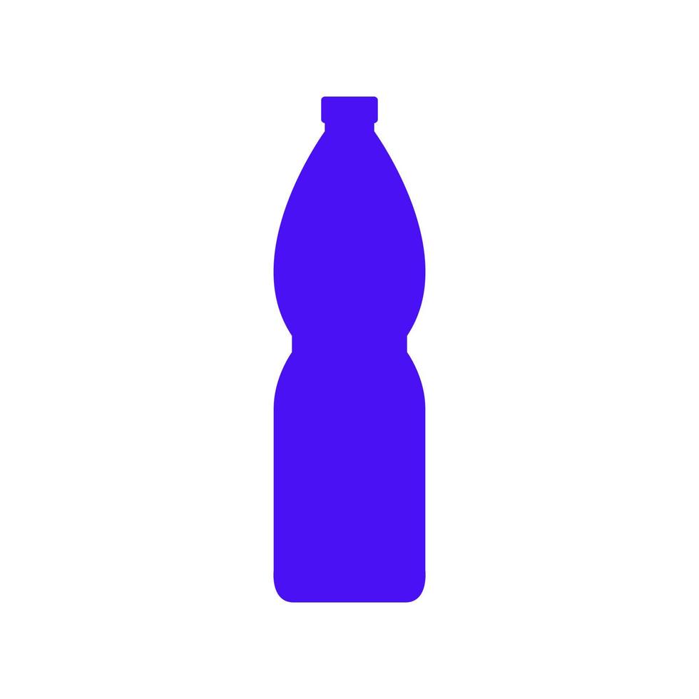 Water bottle illustrated on a white background vector