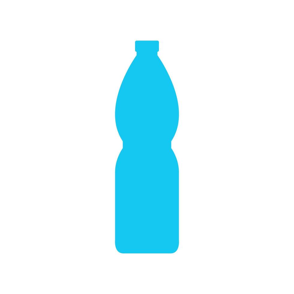 Water bottle illustrated on a white background vector