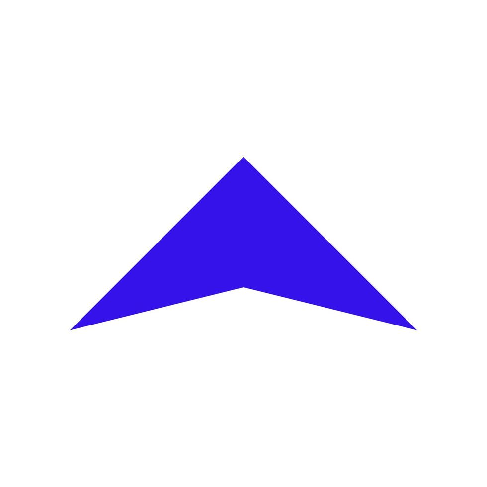 Arrow illustrated on white background vector