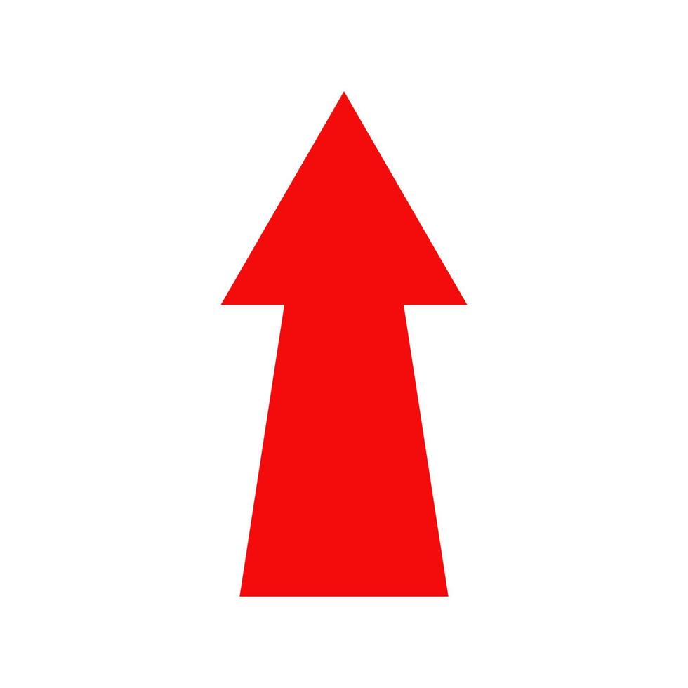 Arrow illustrated on white background vector