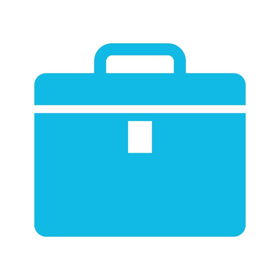 Work suitcase illustrated on a white background vector