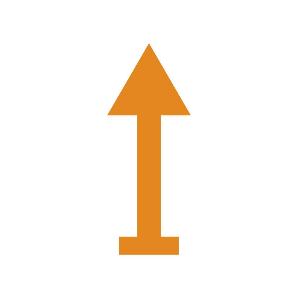 Arrow illustrated on white background vector