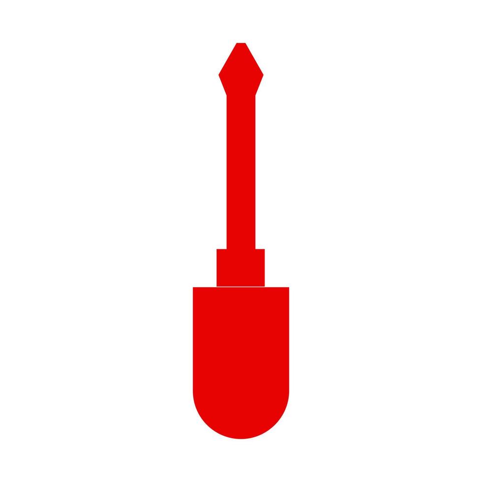 Screwdriver illustrated on a white background vector