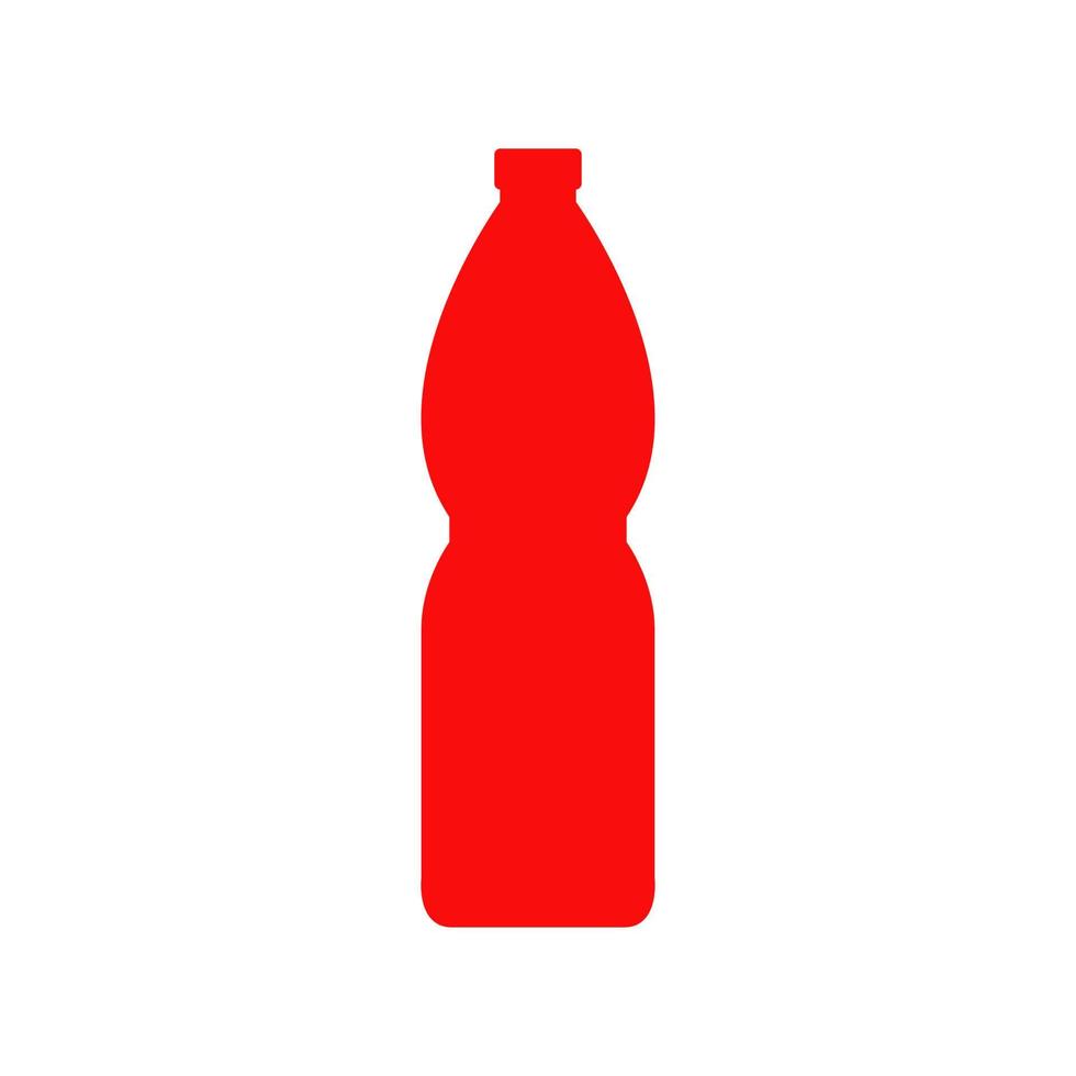 Water bottle illustrated on a white background vector