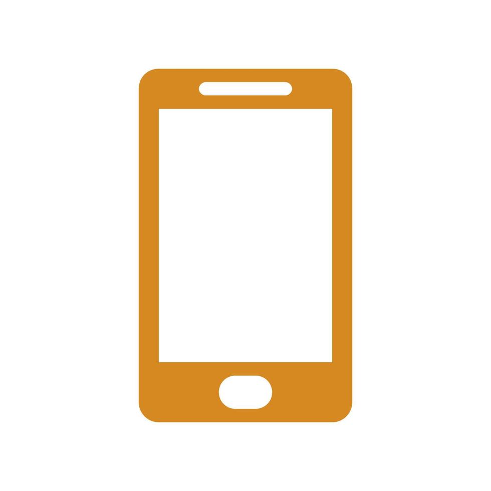 Smartphone illustrated on a white background vector