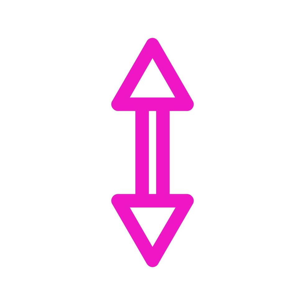 Arrow illustrated on white background vector