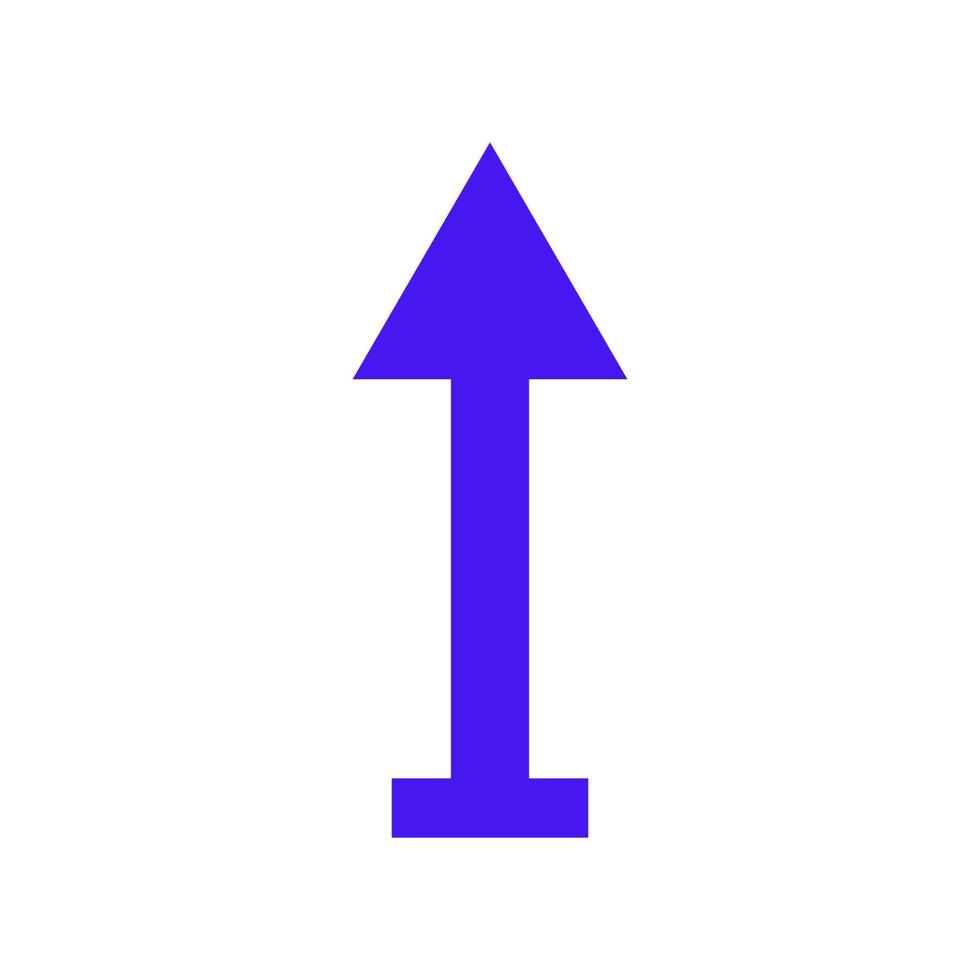 Arrow illustrated on white background vector