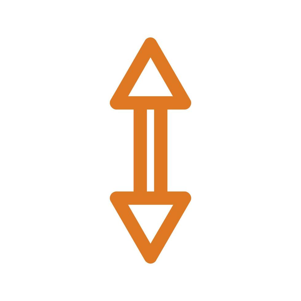 Arrow illustrated on white background vector