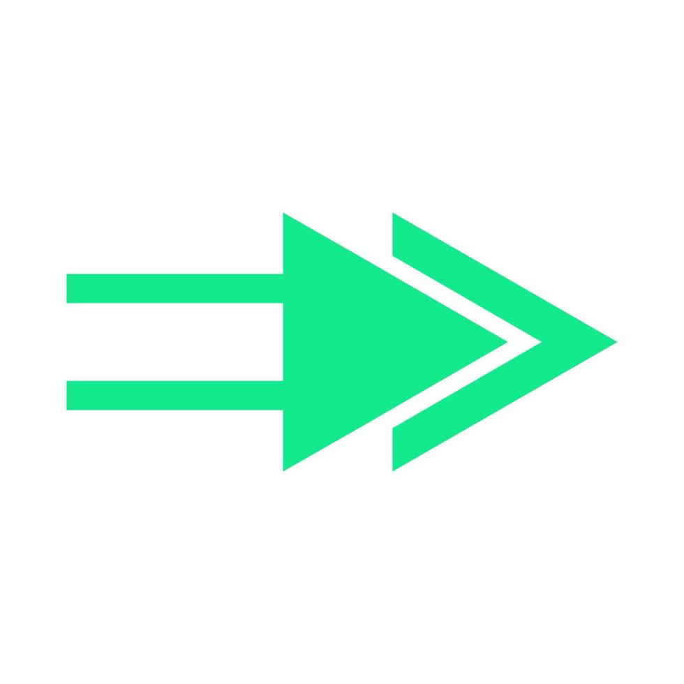 Arrow illustrated on white background vector