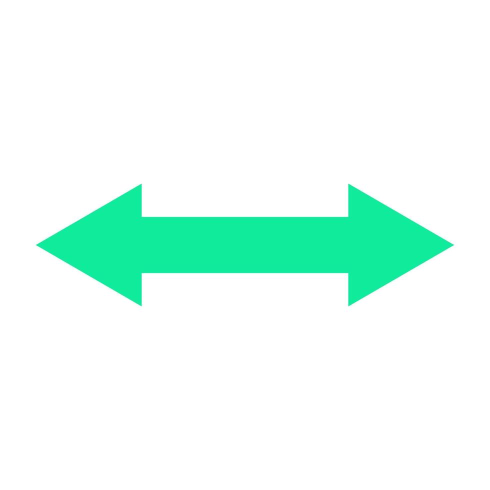 Arrow illustrated on white background vector