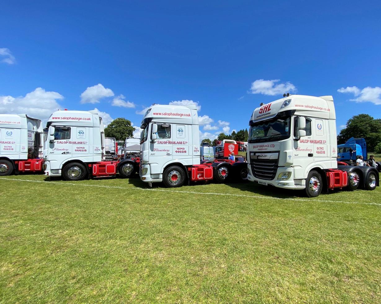 Whitchurch in the UK in June 2022. A view of a Truck at a Truck show photo