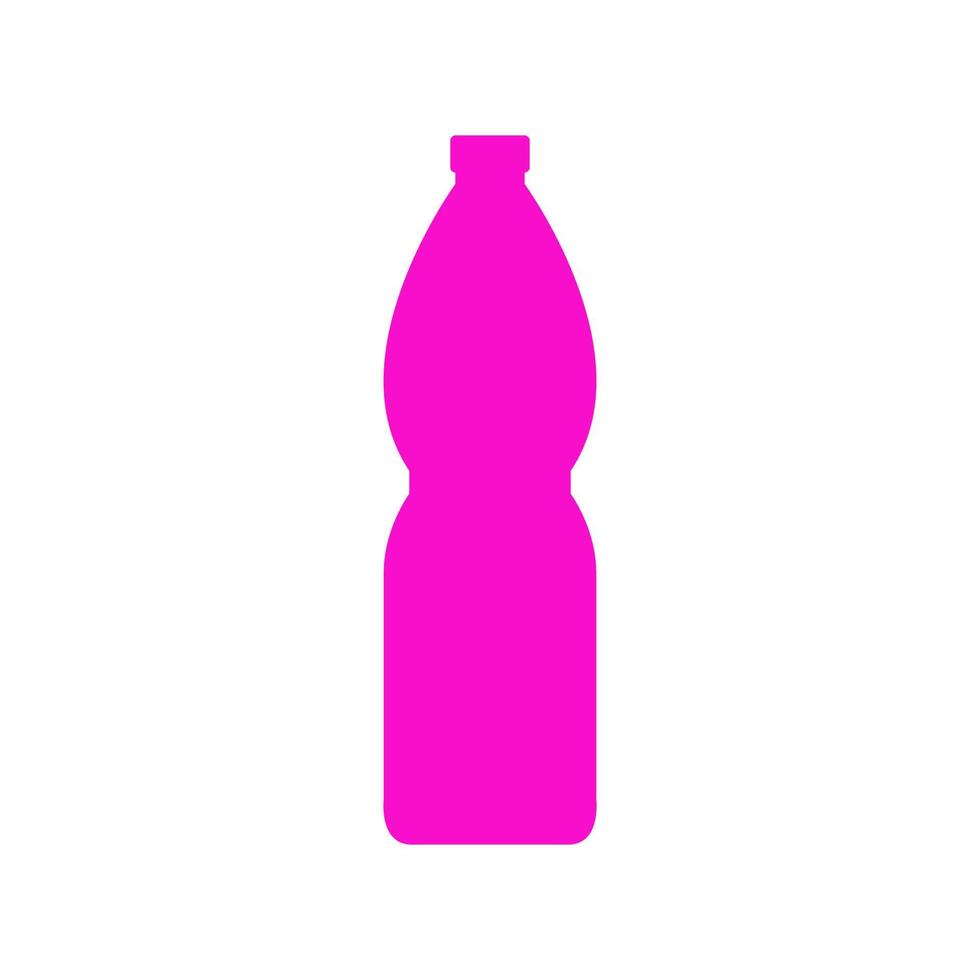 Water bottle illustrated on a white background vector
