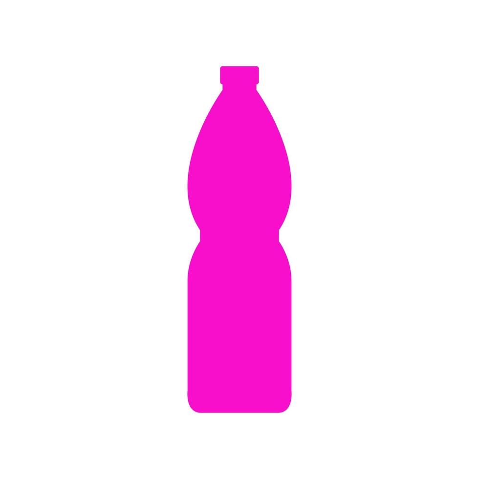 Water bottle illustrated on a white background vector