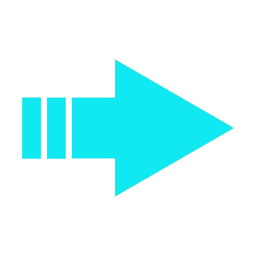 Arrow illustrated on white background vector