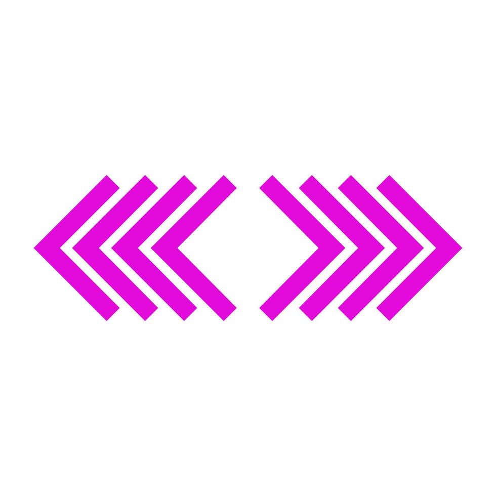 Arrow illustrated on white background vector