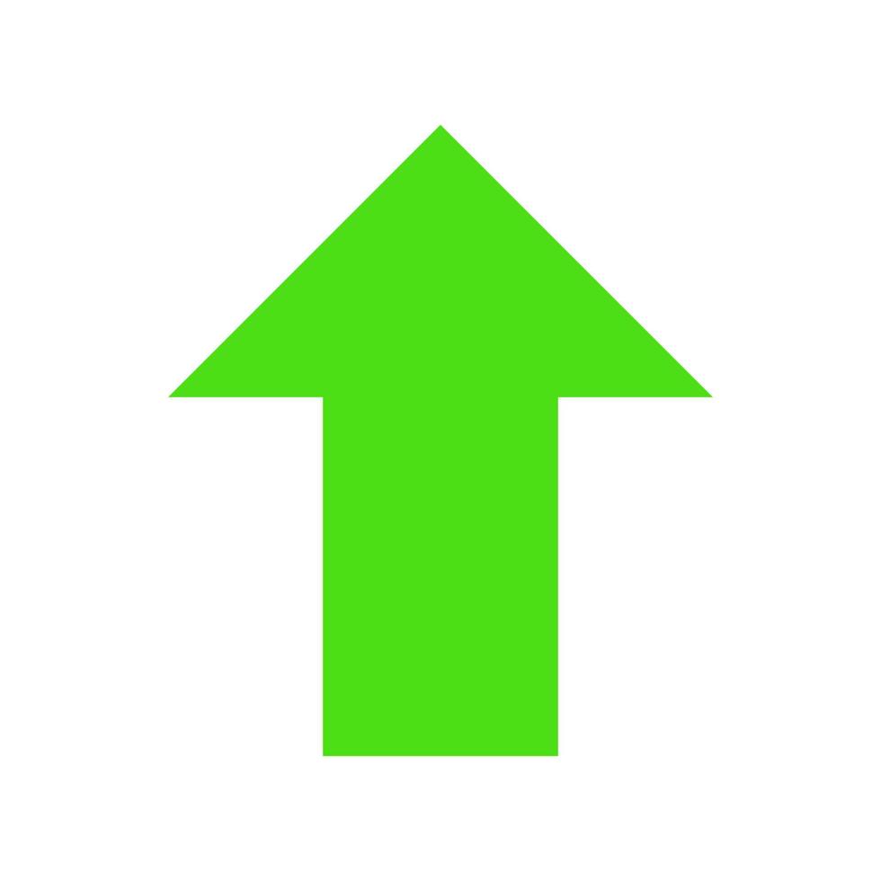 Arrow illustrated on white background vector