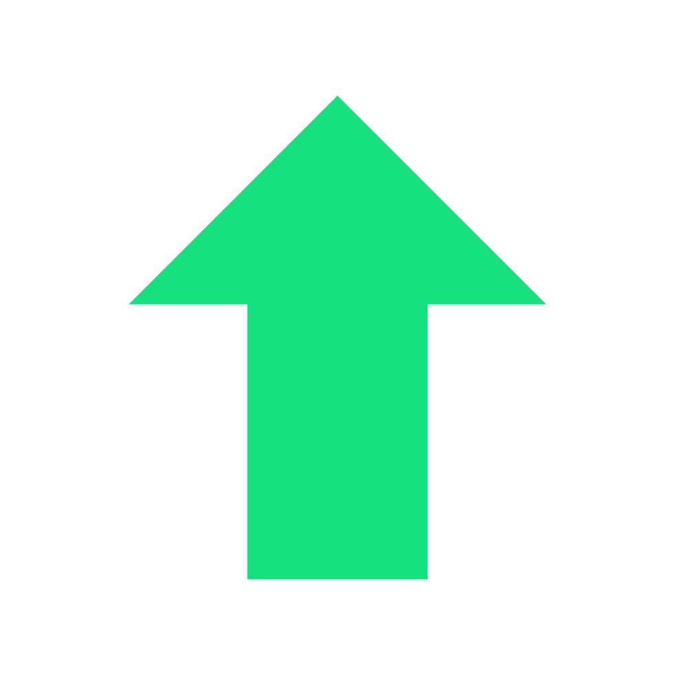 Arrow illustrated on white background vector