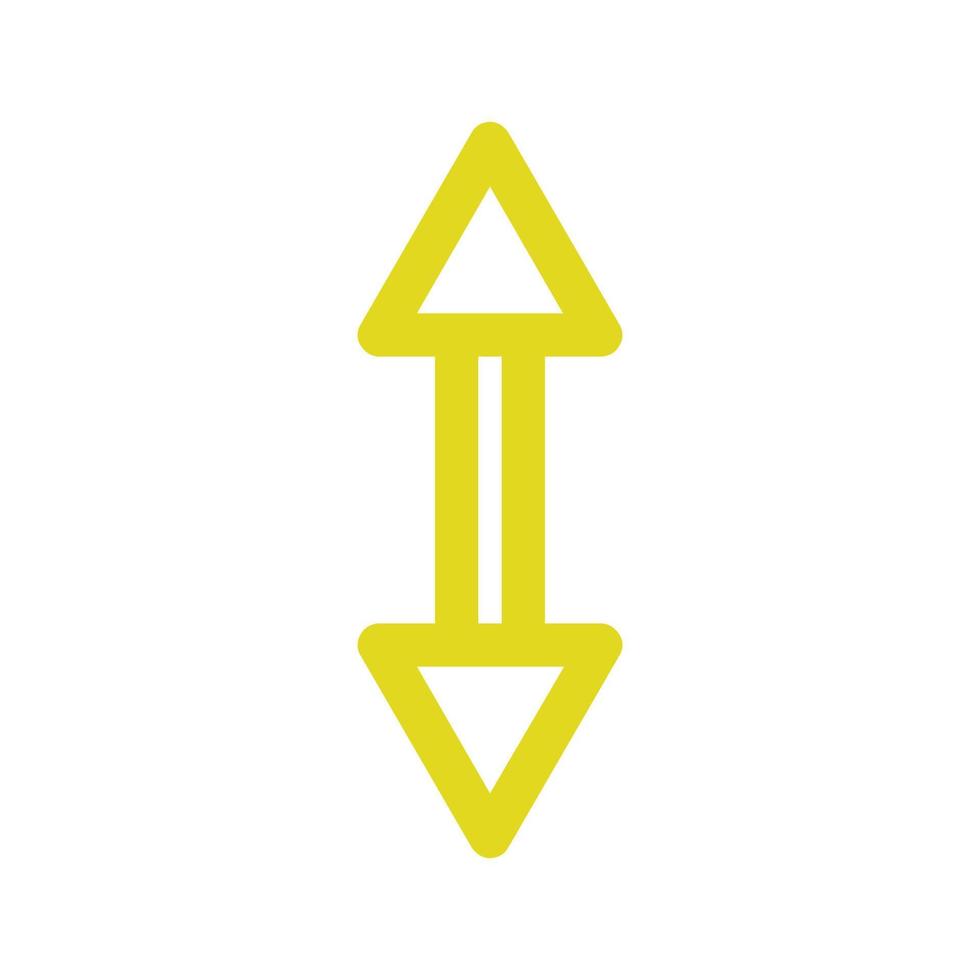 Arrow illustrated on white background vector