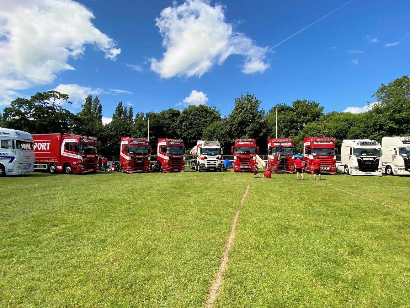 Whitchurch in the UK in June 2022. A view of a Truck at a Truck show photo