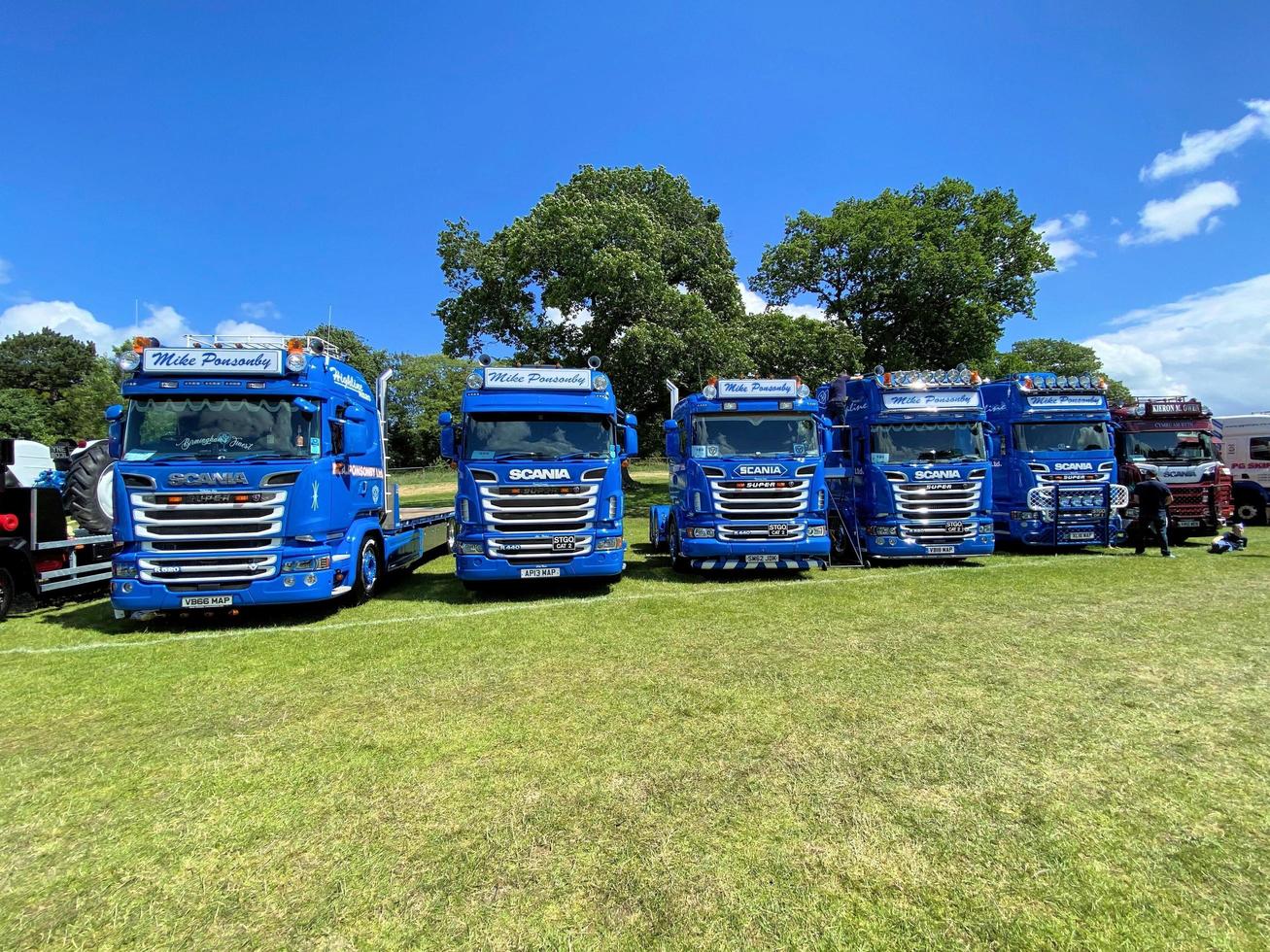 Whitchurch in the UK in June 2022. A view of a Truck at a Truck show photo