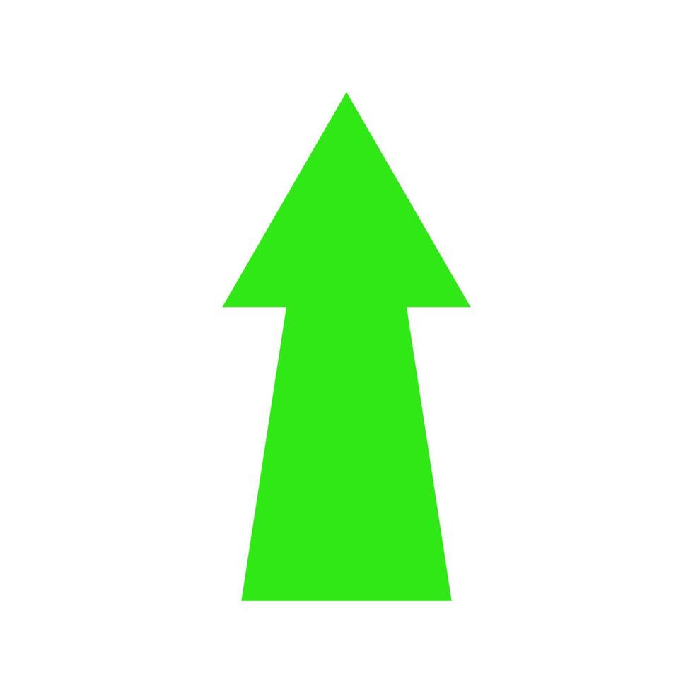 Arrow illustrated on white background vector
