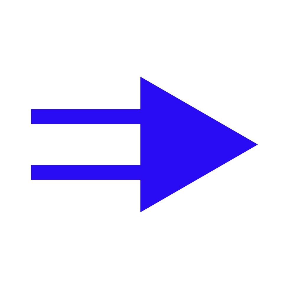 Arrow illustrated on white background vector