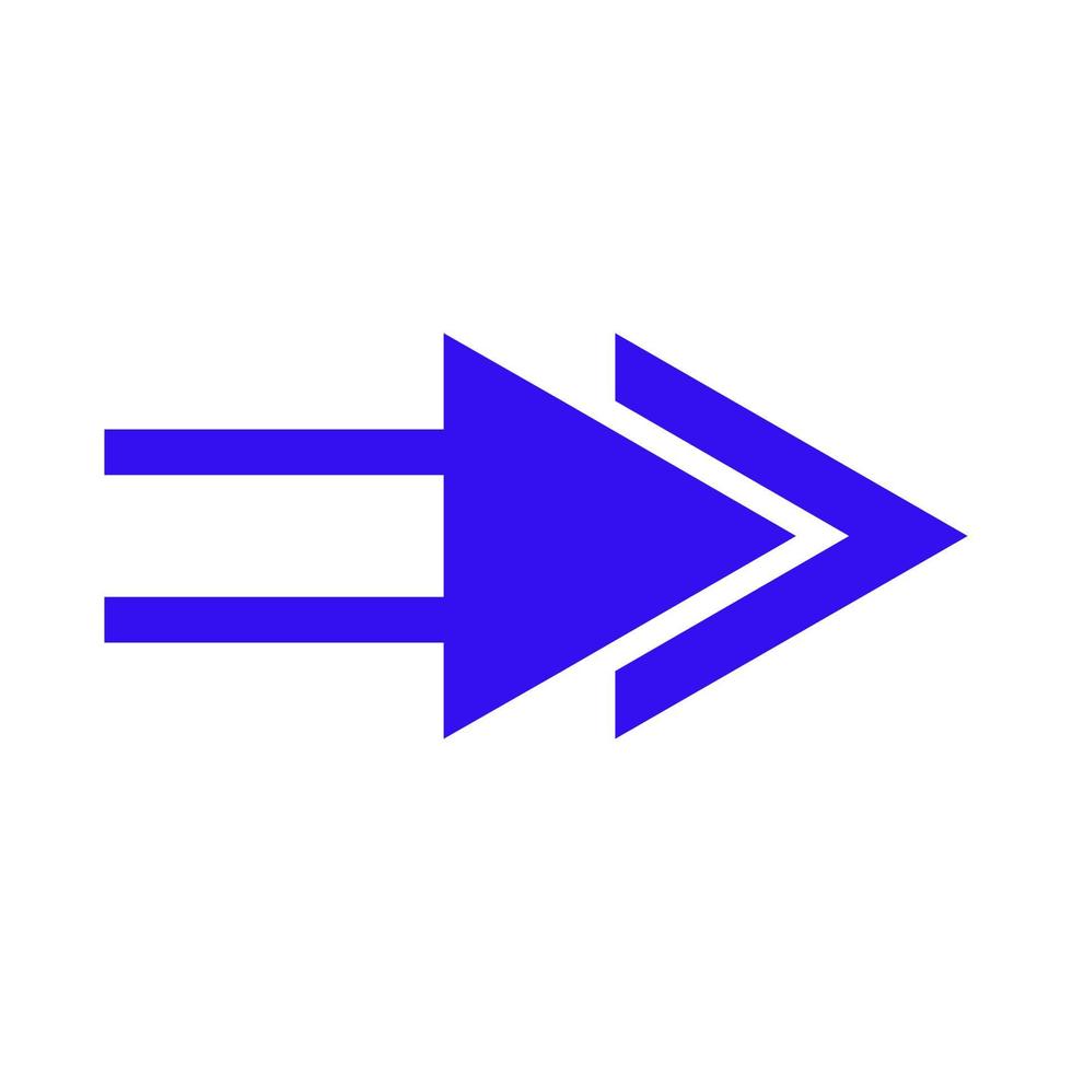 Arrow illustrated on white background vector