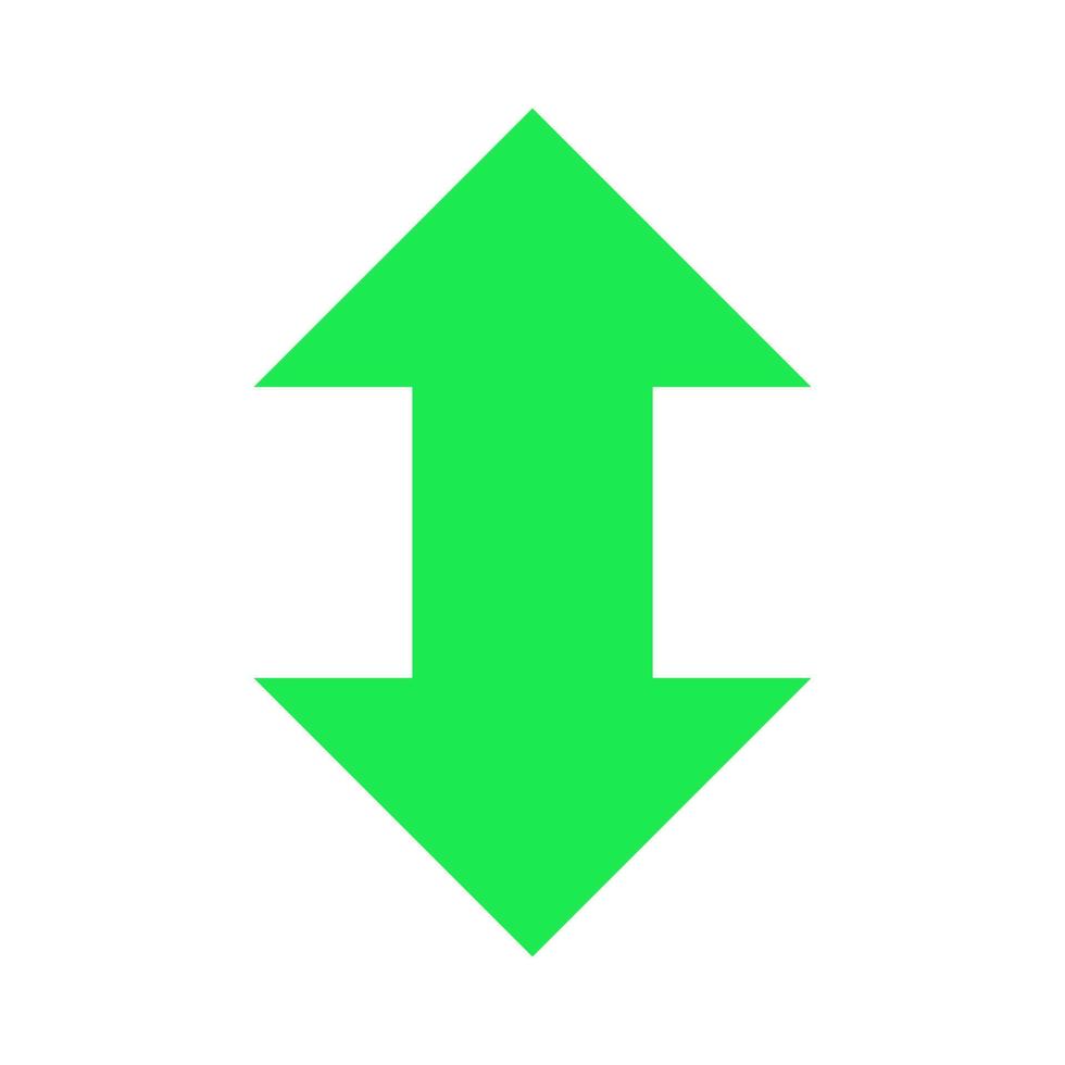 Arrow illustrated on white background vector