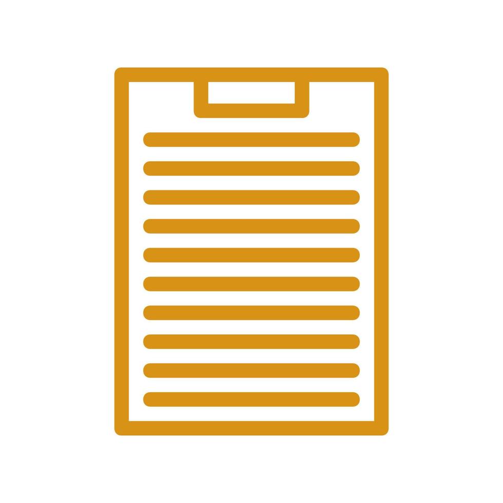 Clipboard illustrated on white background vector