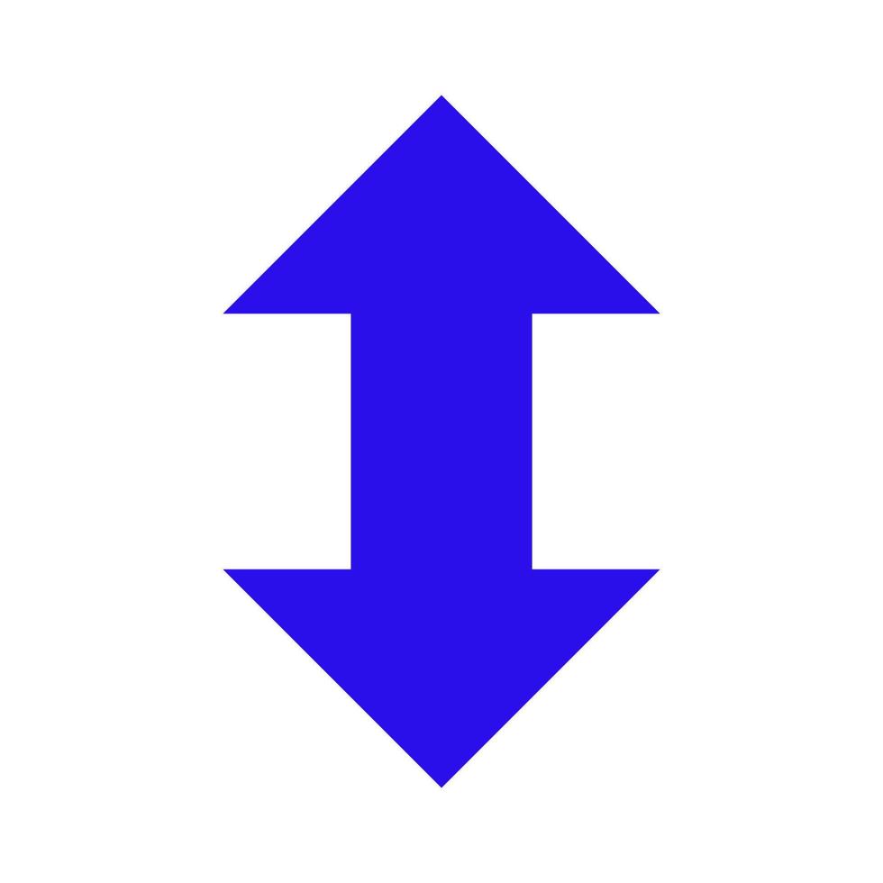 Arrow illustrated on white background vector