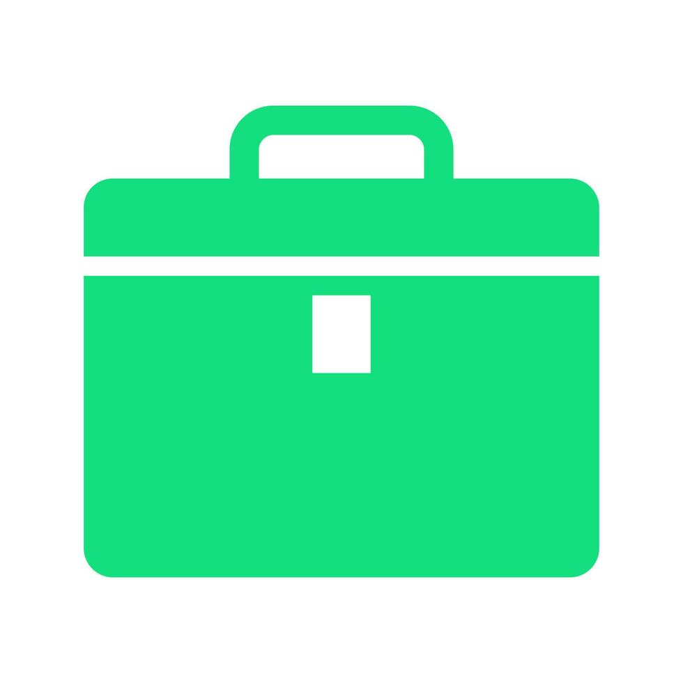 Work suitcase illustrated on a white background vector
