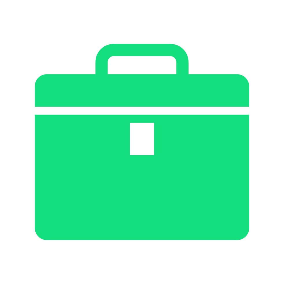 Work suitcase illustrated on a white background vector