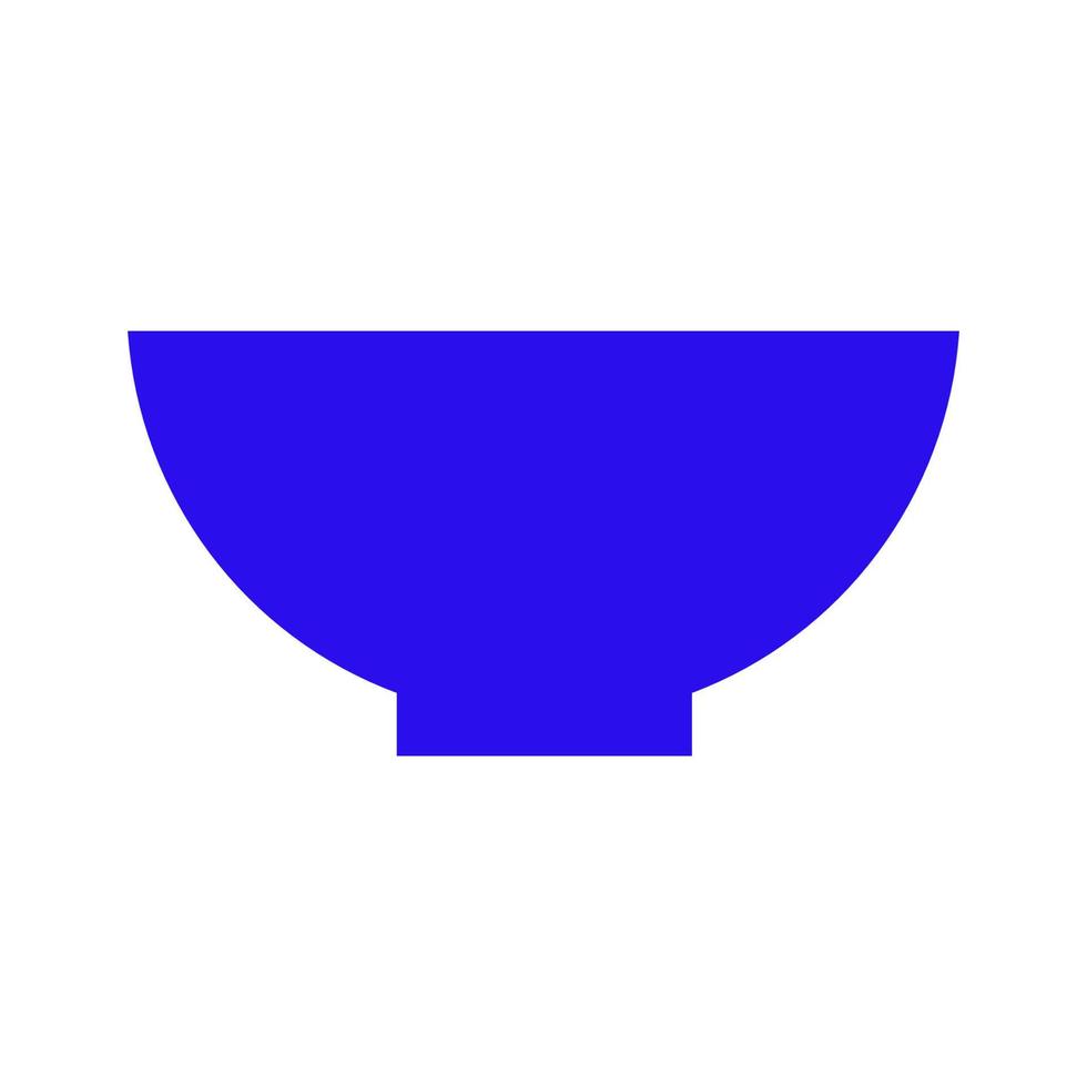 Bowl illustrated on a white background vector