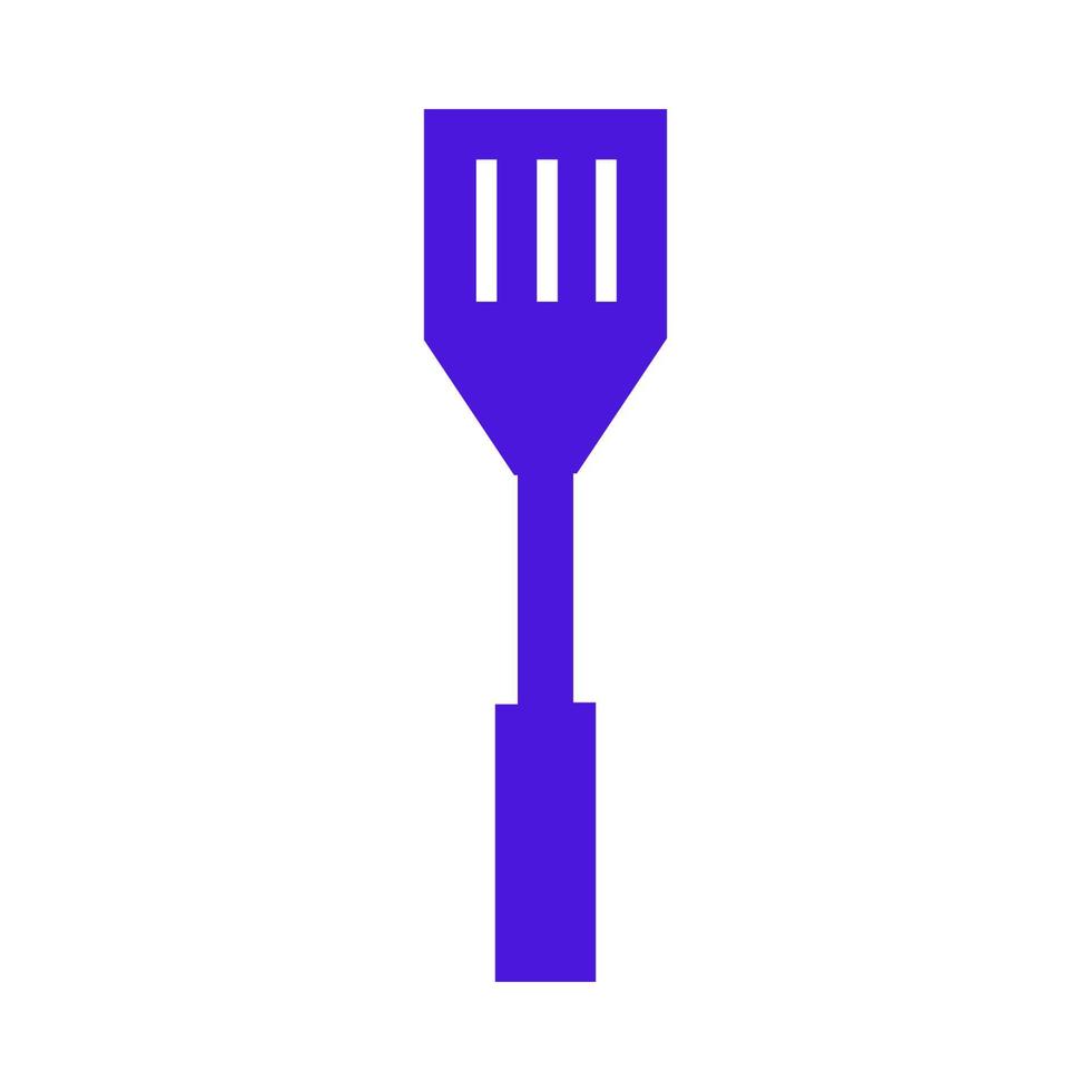 Spatula illustrated on a white background vector