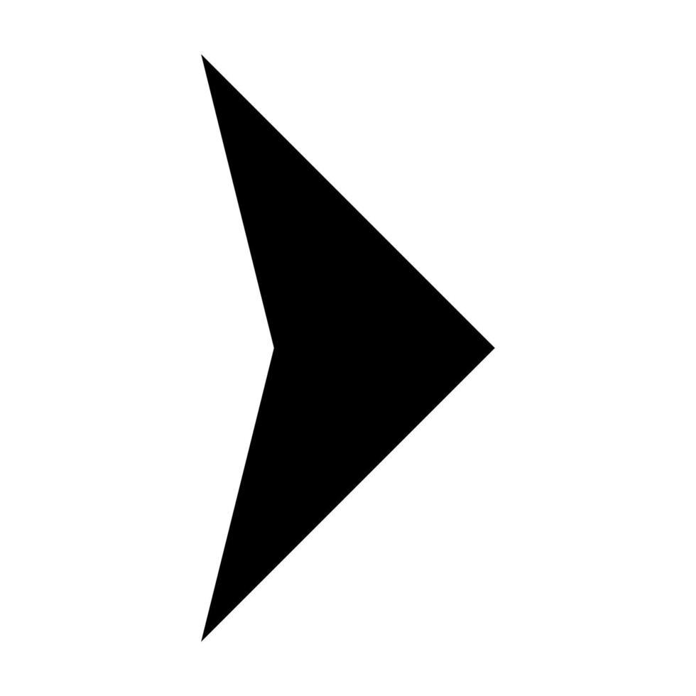 Arrow illustrated on white background vector