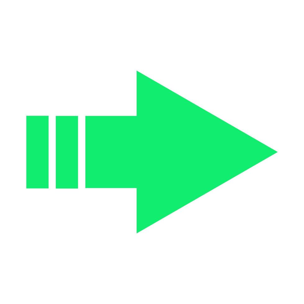 Arrow illustrated on white background vector