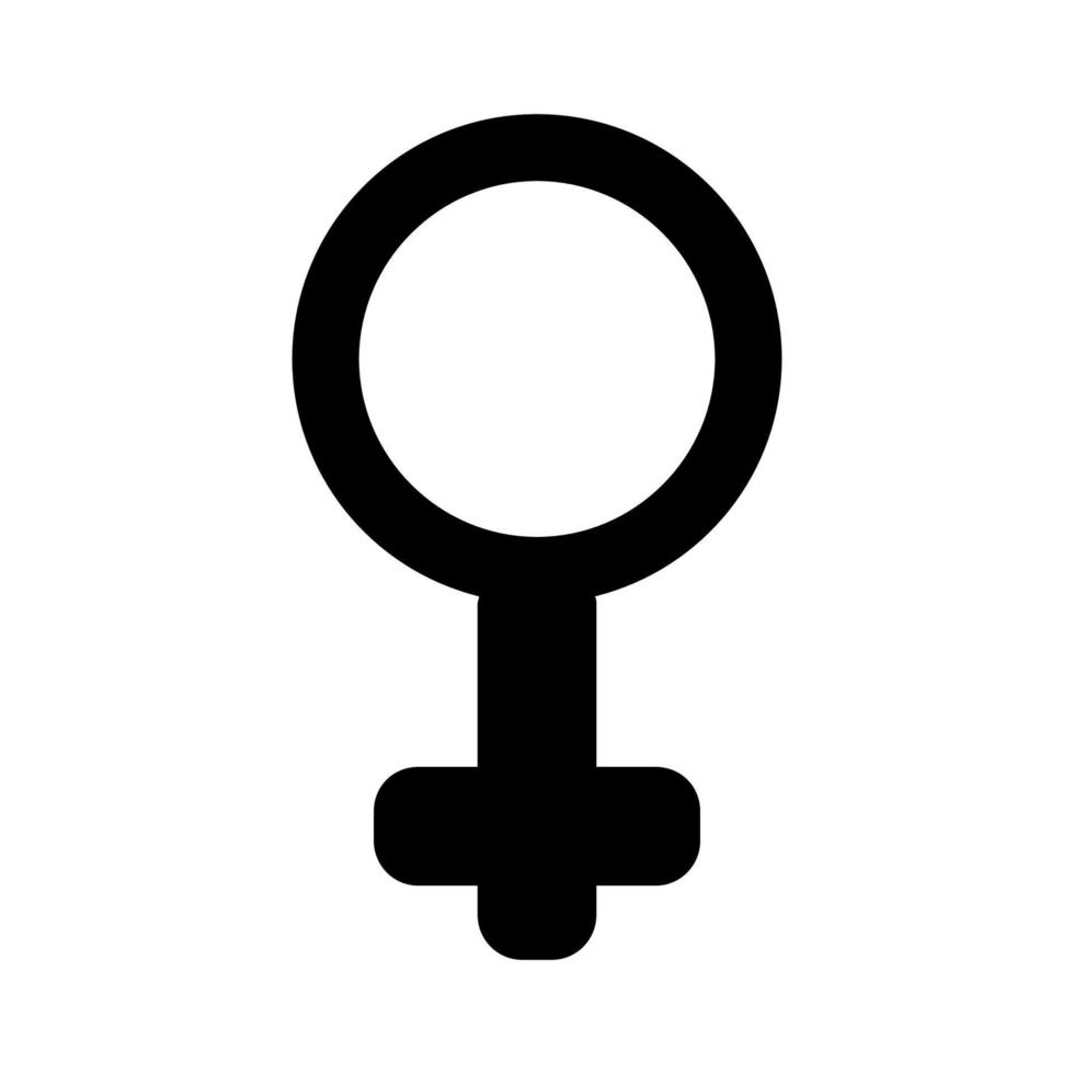 Gender illustrated on a white background vector