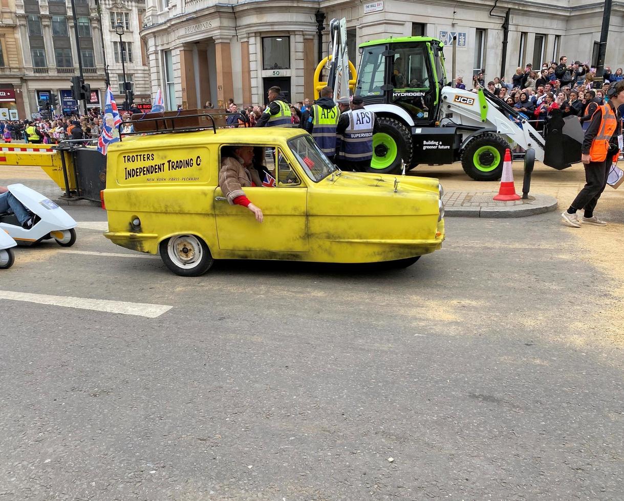 London in the UK in June 2022. A view of the Platinum Jubilee Parade in London photo