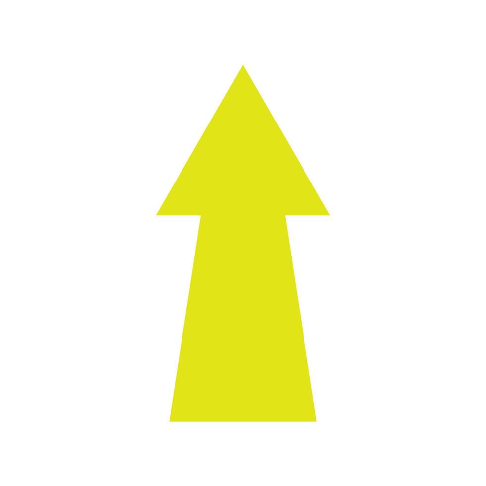 Arrow illustrated on white background vector