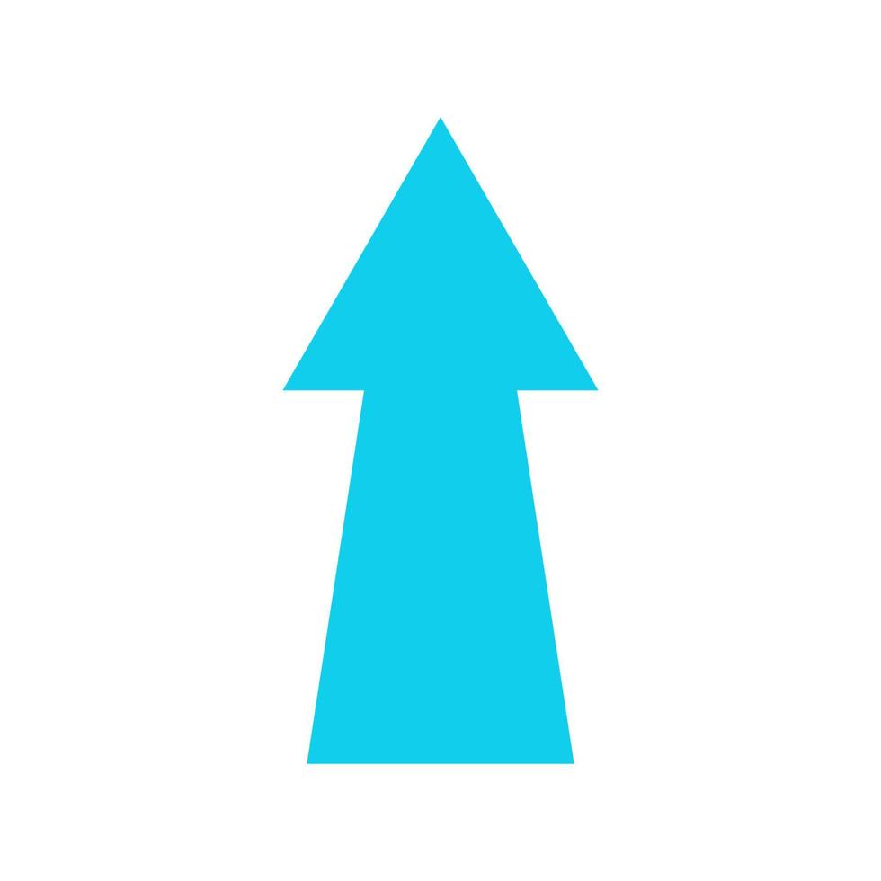 Arrow illustrated on white background vector