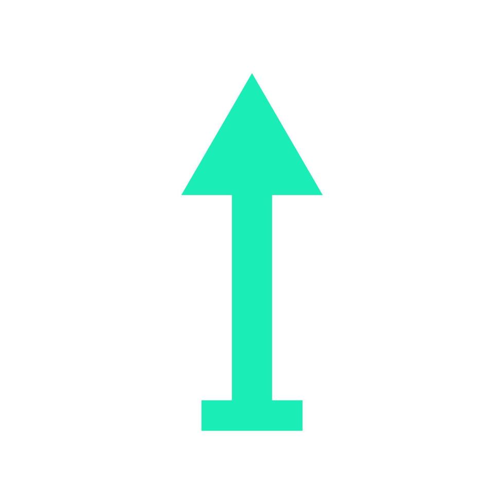 Arrow illustrated on white background vector