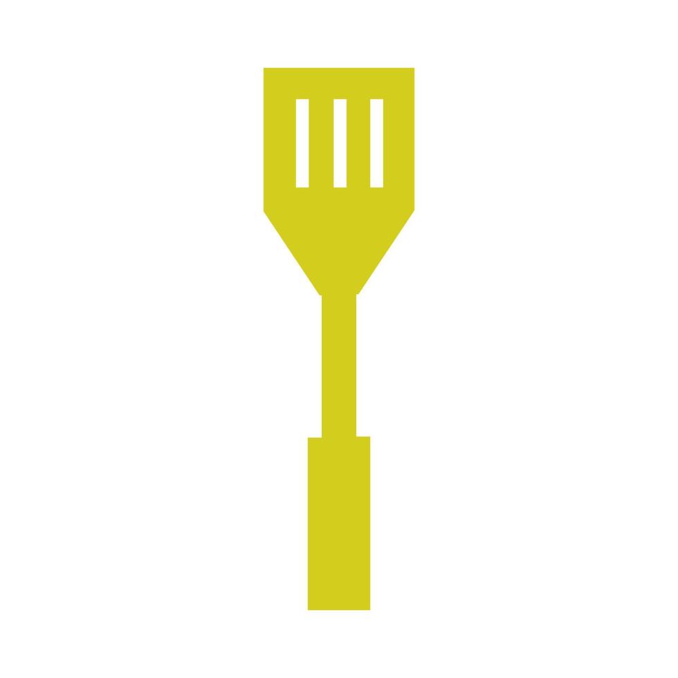 Spatula illustrated on a white background vector