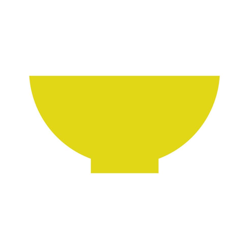 Bowl illustrated on a white background vector